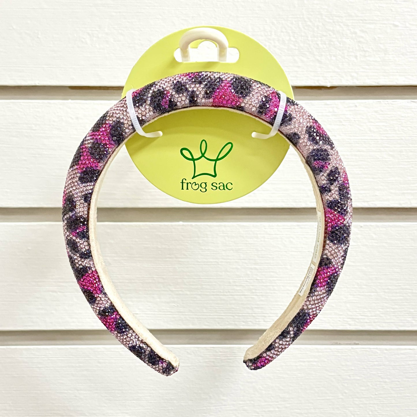 Rhinestone Headband - Kids Leopard Animal Print Hair Band