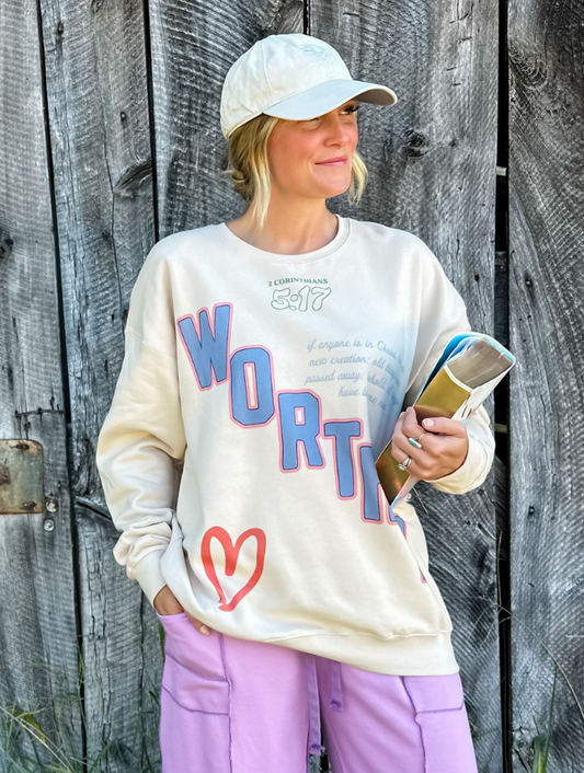Worthy 5:17 Sweatshirt Sand