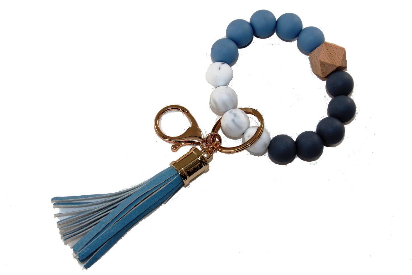 Beaded Keyring/Keychain Bracelet