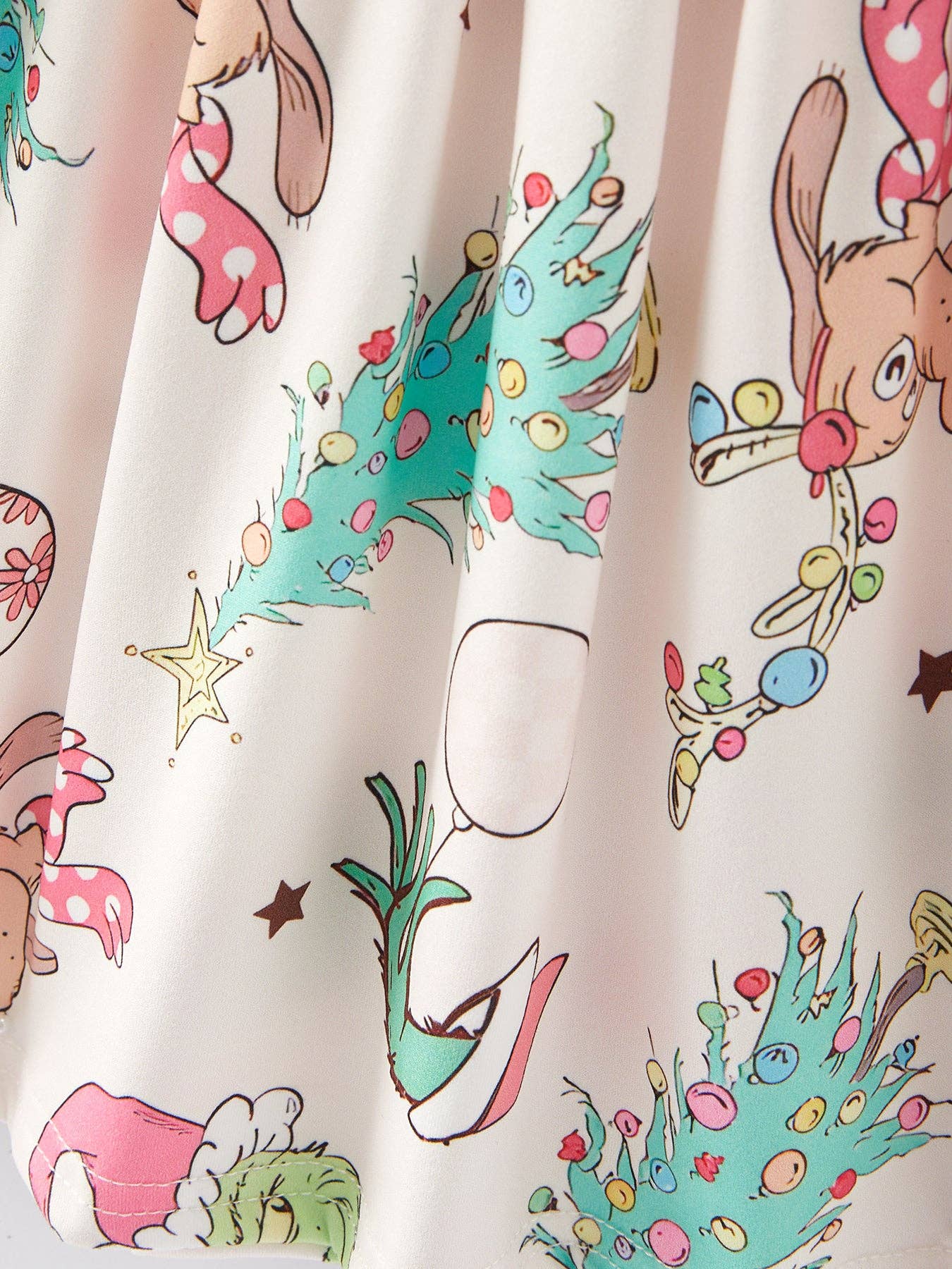 The Grinch Who Steals Smiles Girls Youth Dress
