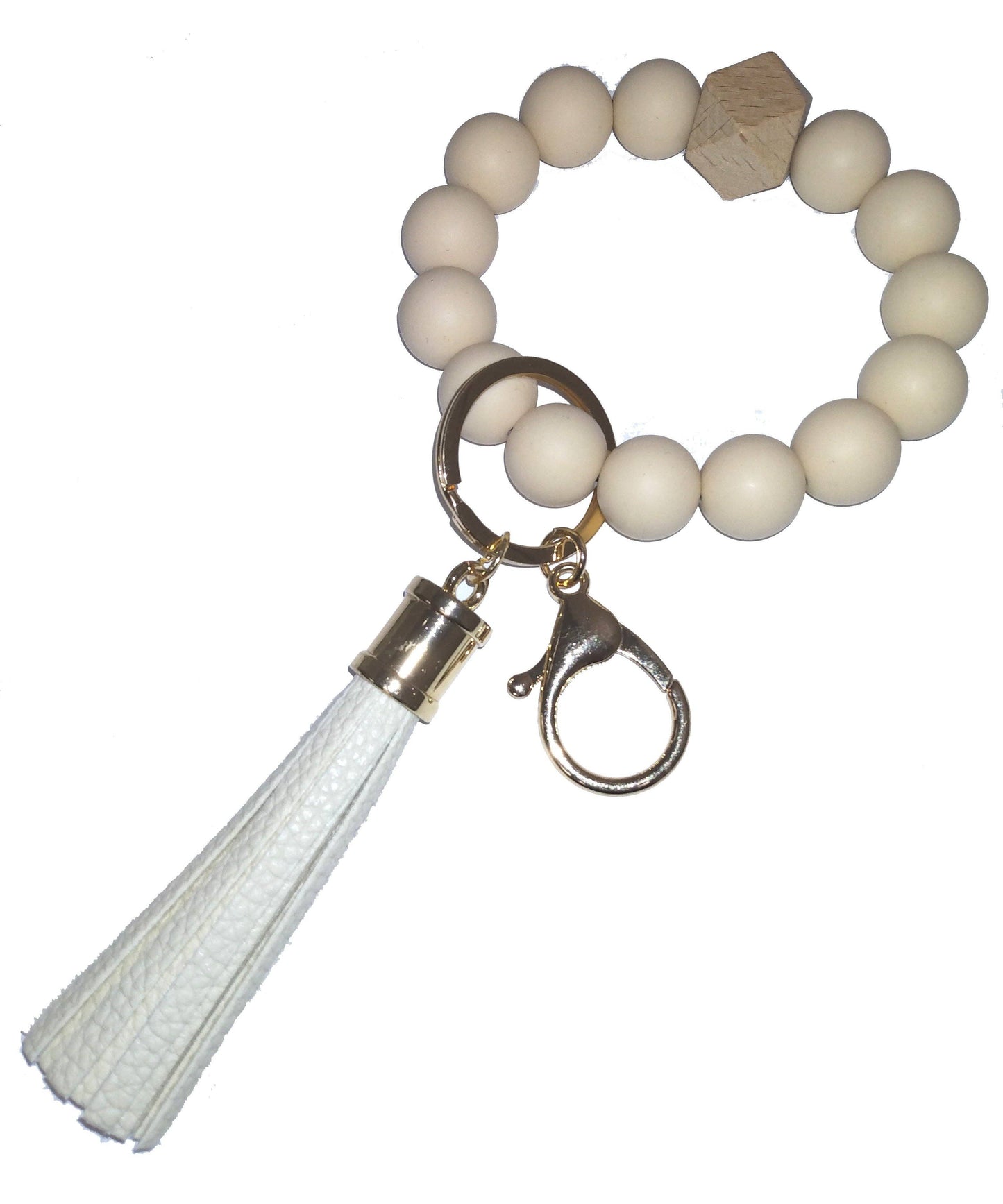 Beaded Keyring/Keychain Bracelet