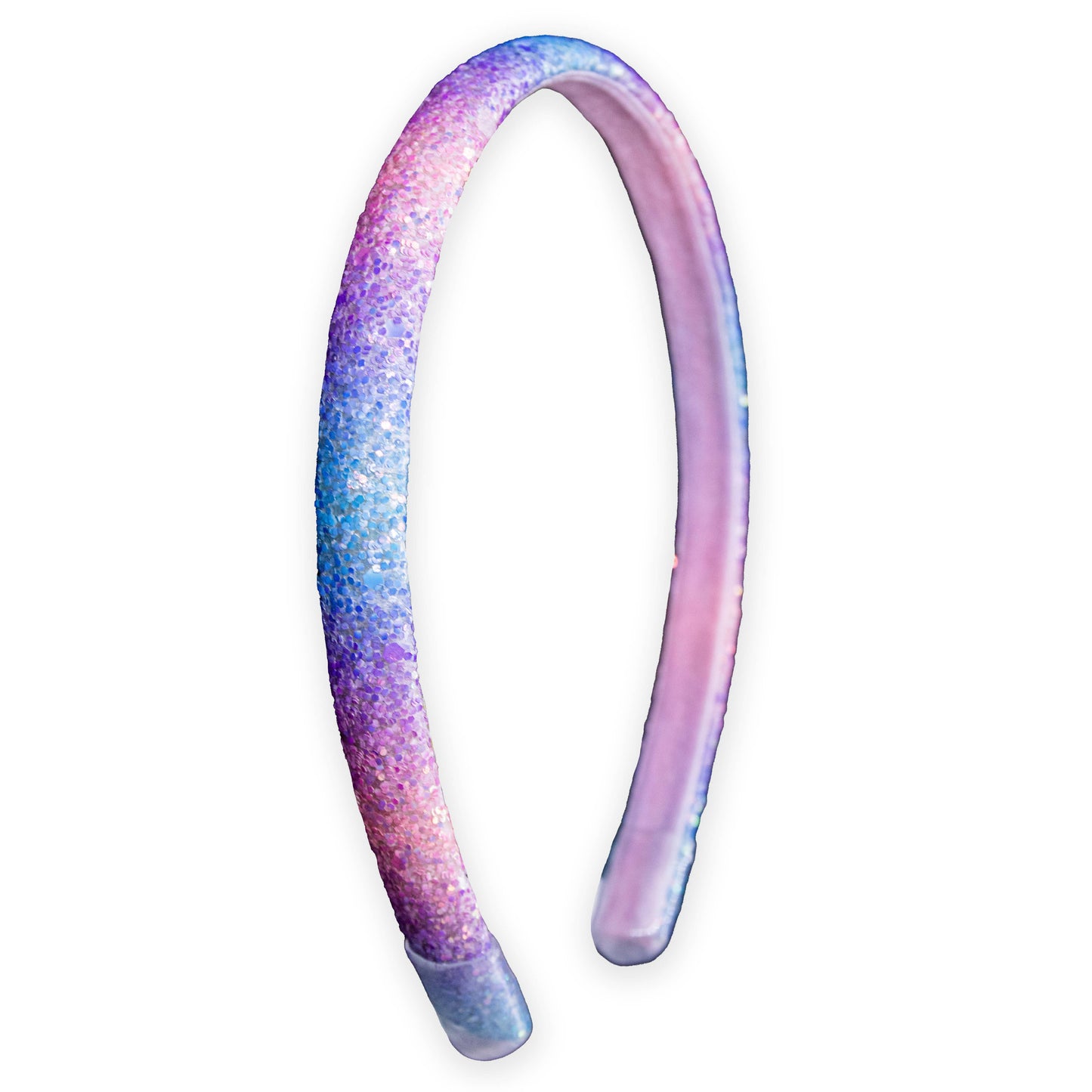 Glitter Headband - Thin Hairbands for Kids: Multi-Colored