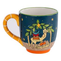 Manger With Camel Mug- Christmas Décor
