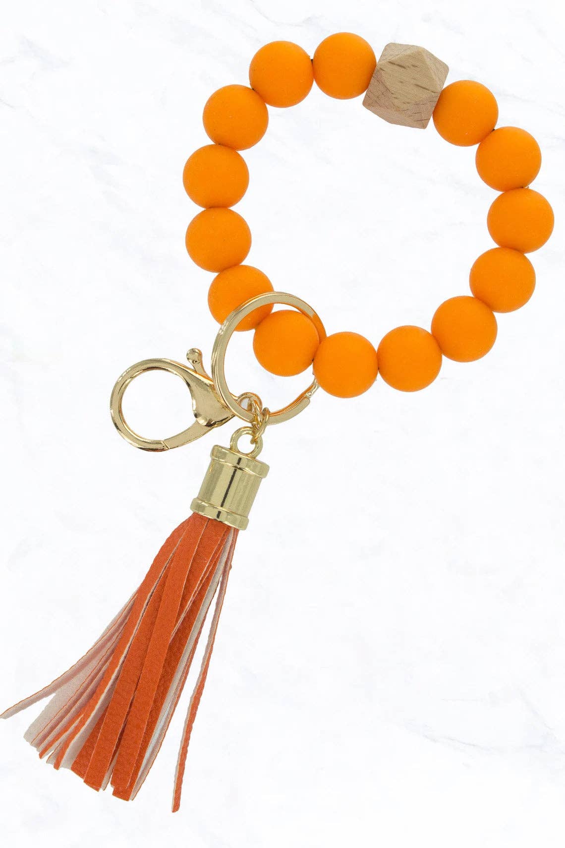 Beaded Keyring/Keychain Bracelet
