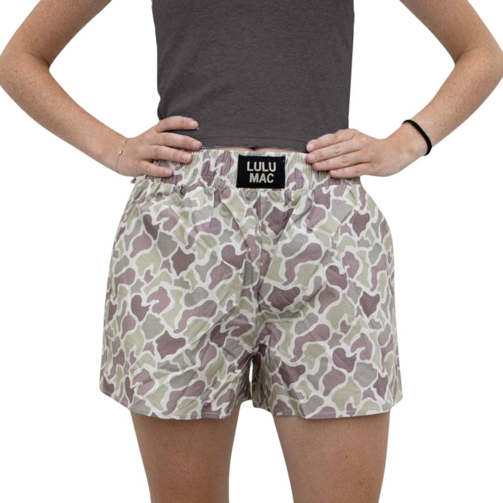 Lulu Mac LIGHT CAMO BOXER SHORT