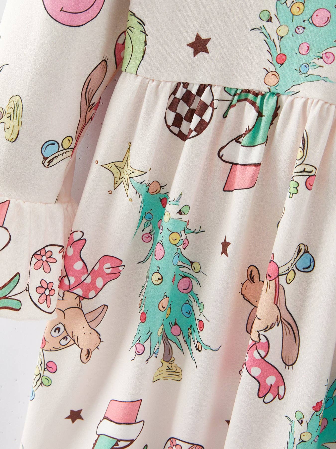The Grinch Who Steals Smiles Girls Youth Dress