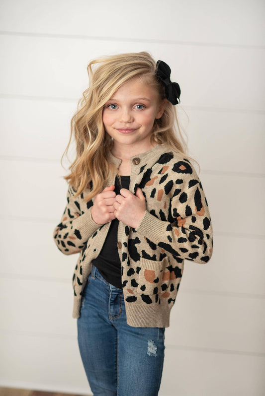 Cozy Cat Cardigan Youth