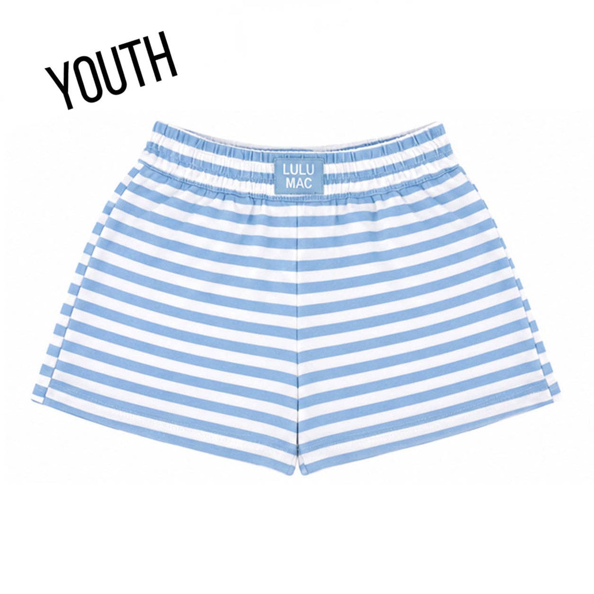 LULU MAC Match me Stripe Shorts (Blue & Pink)