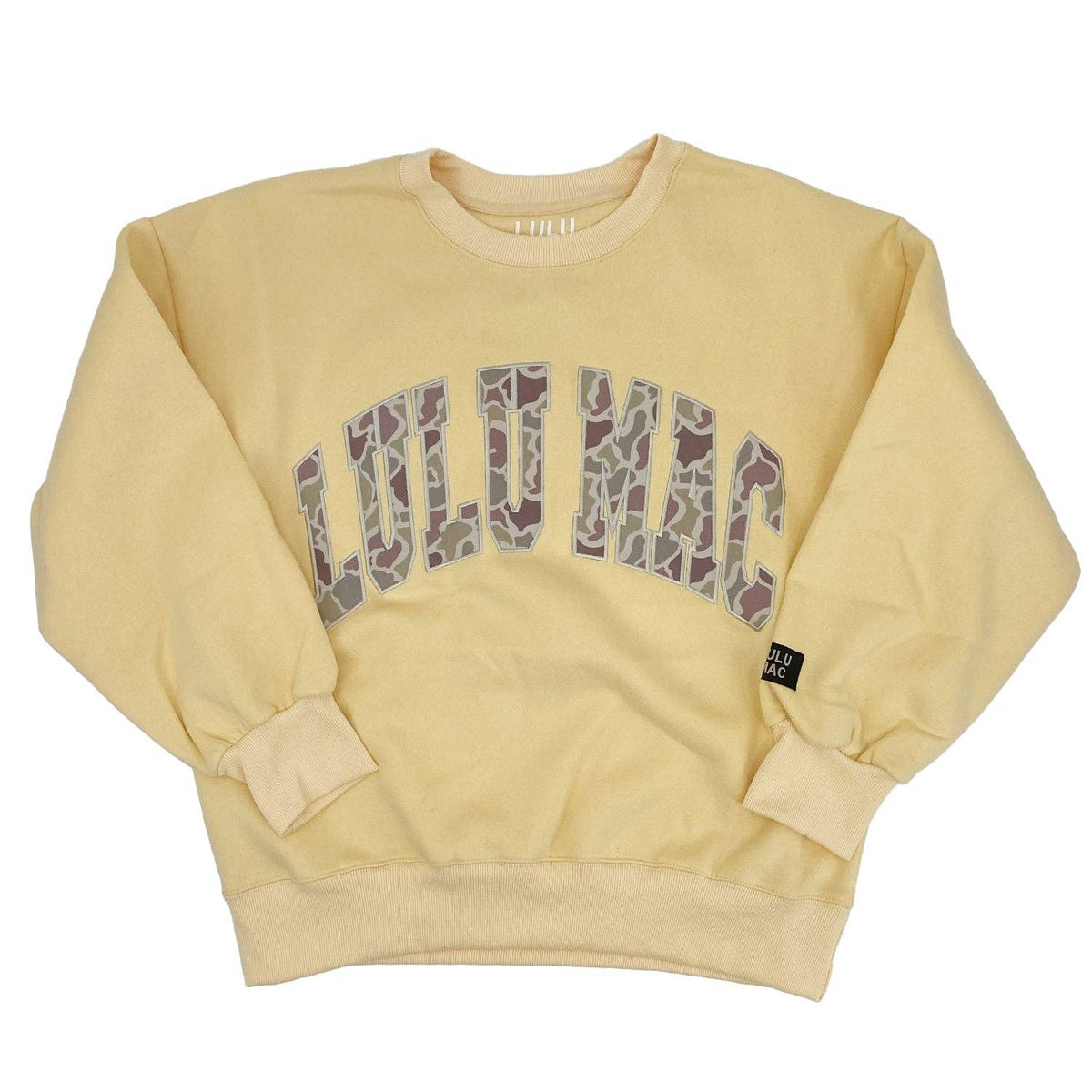 Lulu Mac CAMO BUTTER w/ Green Camo Sweatshirt