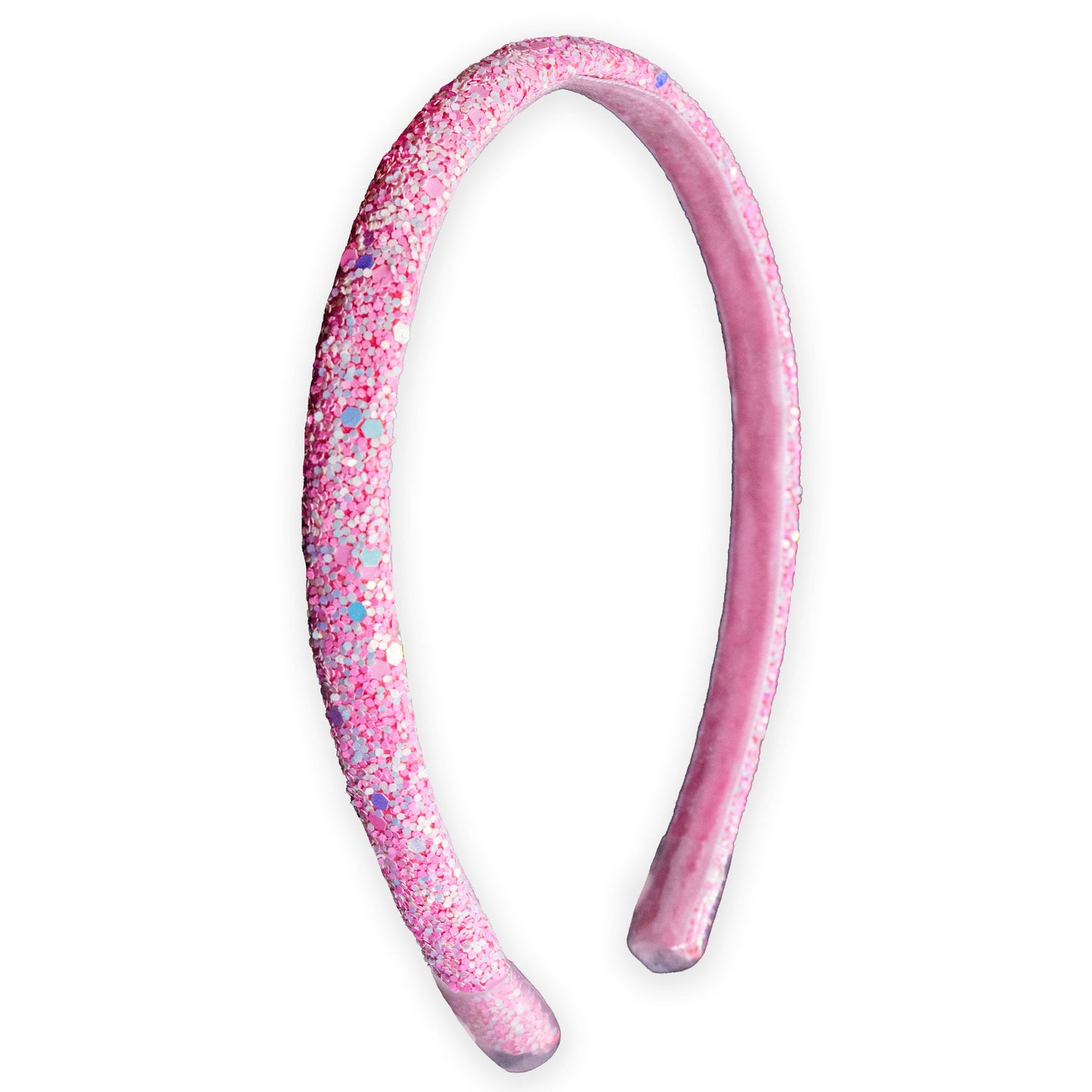 Glitter Headband - Thin Hairbands for Kids: Multi-Colored