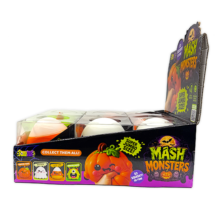 Fun Doh JUMBO Halloween Monsters Squishy Toy - 6/Display: Wholesale Price